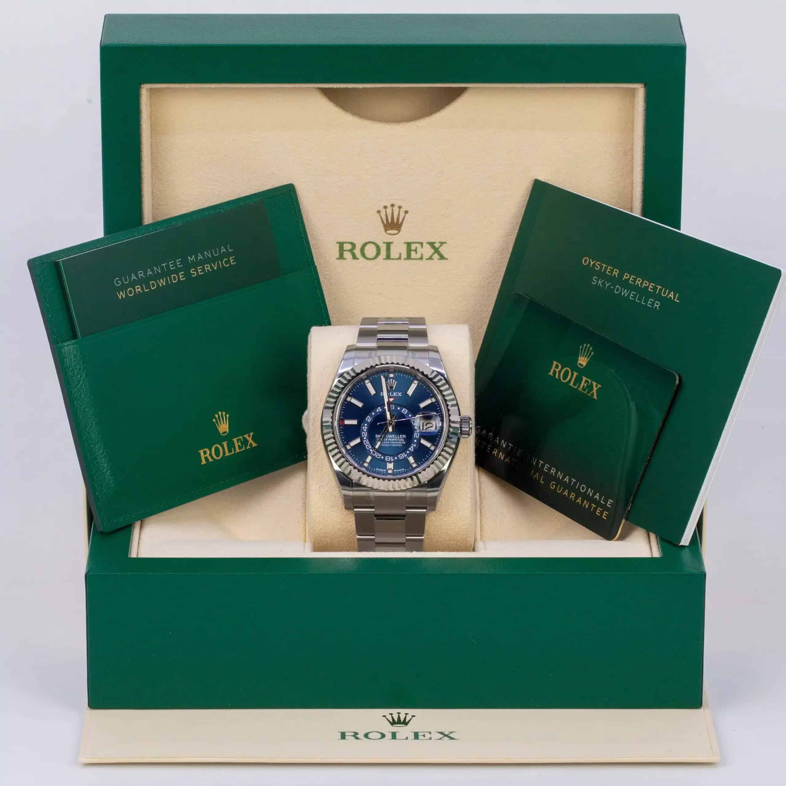 Rolex Sky-Dweller 42 mm Bright blue Dial 336934 Oyster