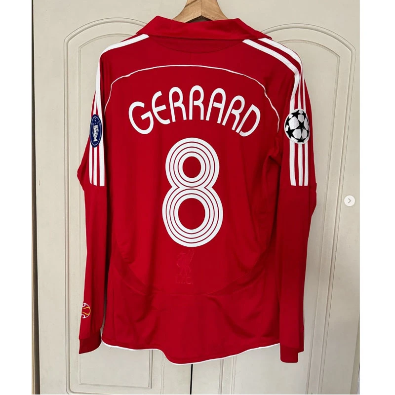 Retro 2006-07 Liverpool Home Long Sleeve Football jersey retro