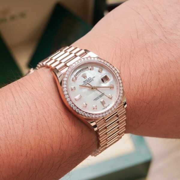 [Superclone] Rolex Day-Date 36mm Mother – Of – Pearl Dial President 128345RBR