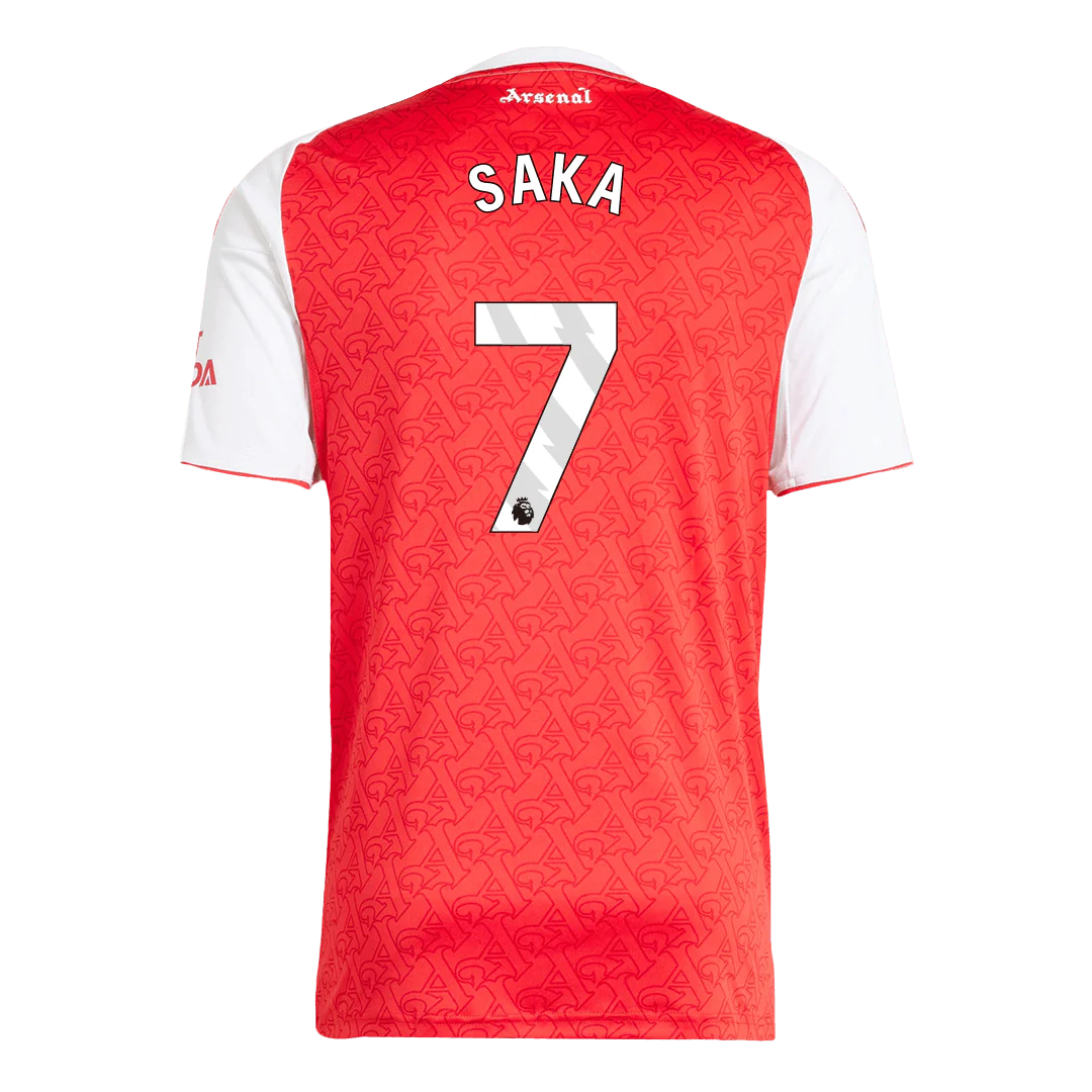 SAKA #7 Arsenal Home Soccer Jersey 2025/26 Red