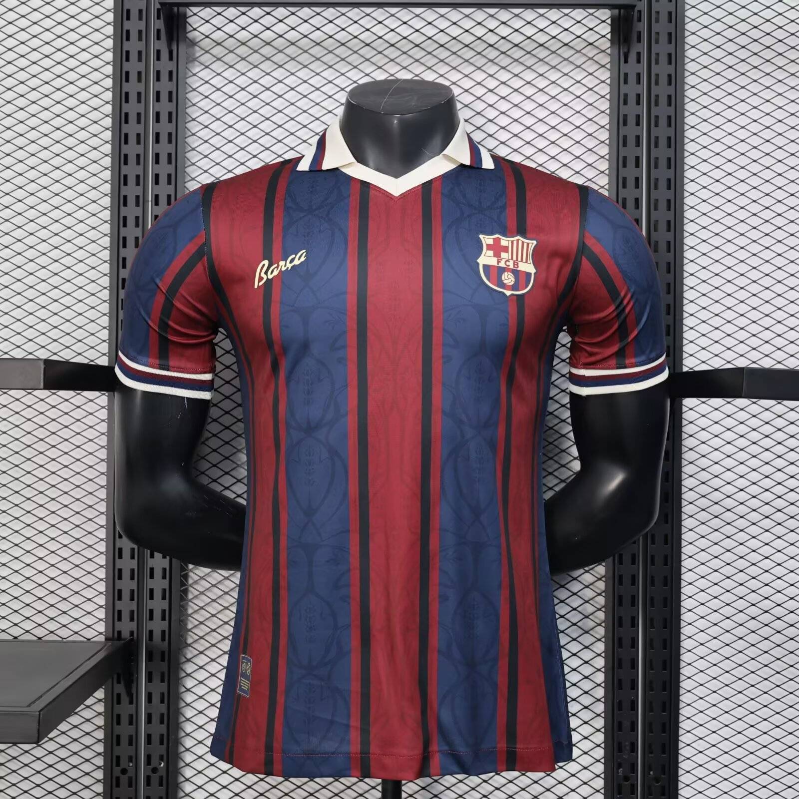 2025/2026 Player Version Barcelona 125th Anniversary White Edition Football Shirt 1:1 Thai Quality