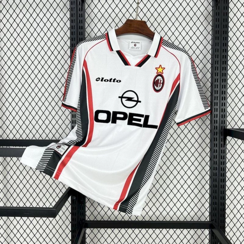 Retro 1997-98 AC Milan away BAGGIO BARESI VIEIRA ALBERRTINI Football jersey