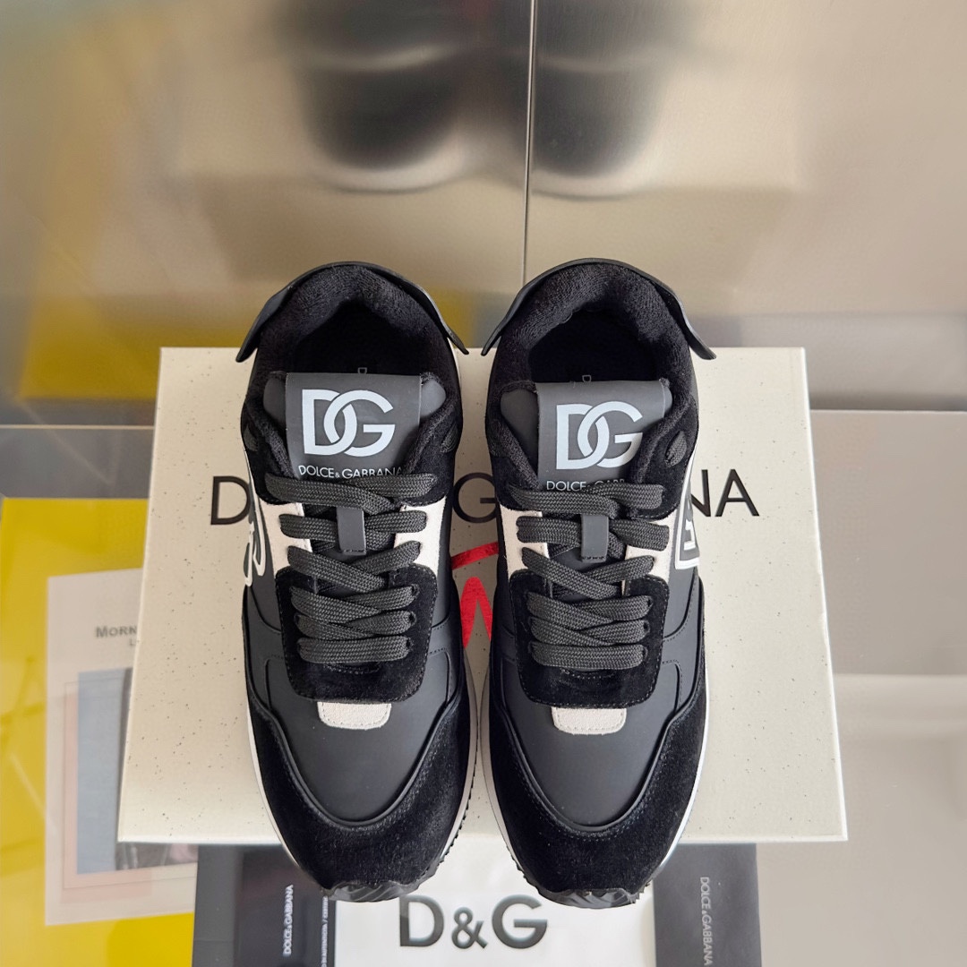 DOLCE & GABBANA Mixed-material DG CUSHION sneakers