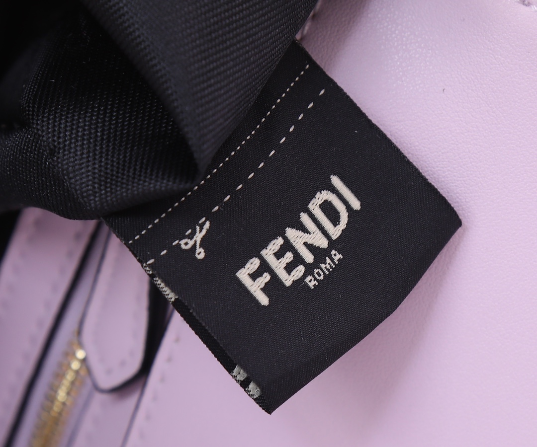 Fendi Baguette Leather Purple Nappa Bag 27Cm