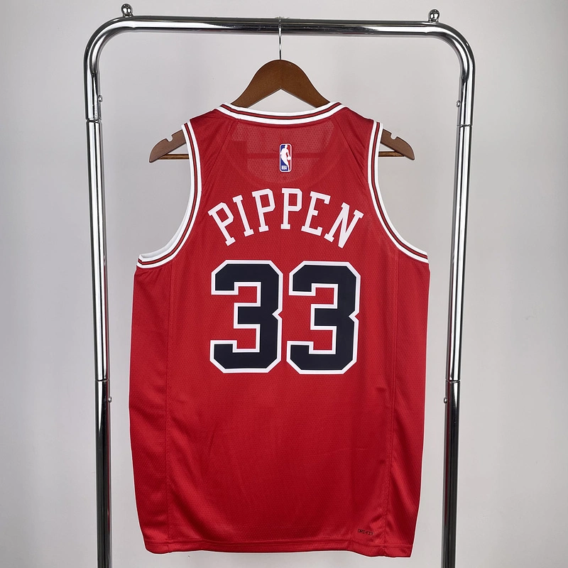 2023 NBA Chicago Bulls (33 PIPPEN) Basketball Jersey