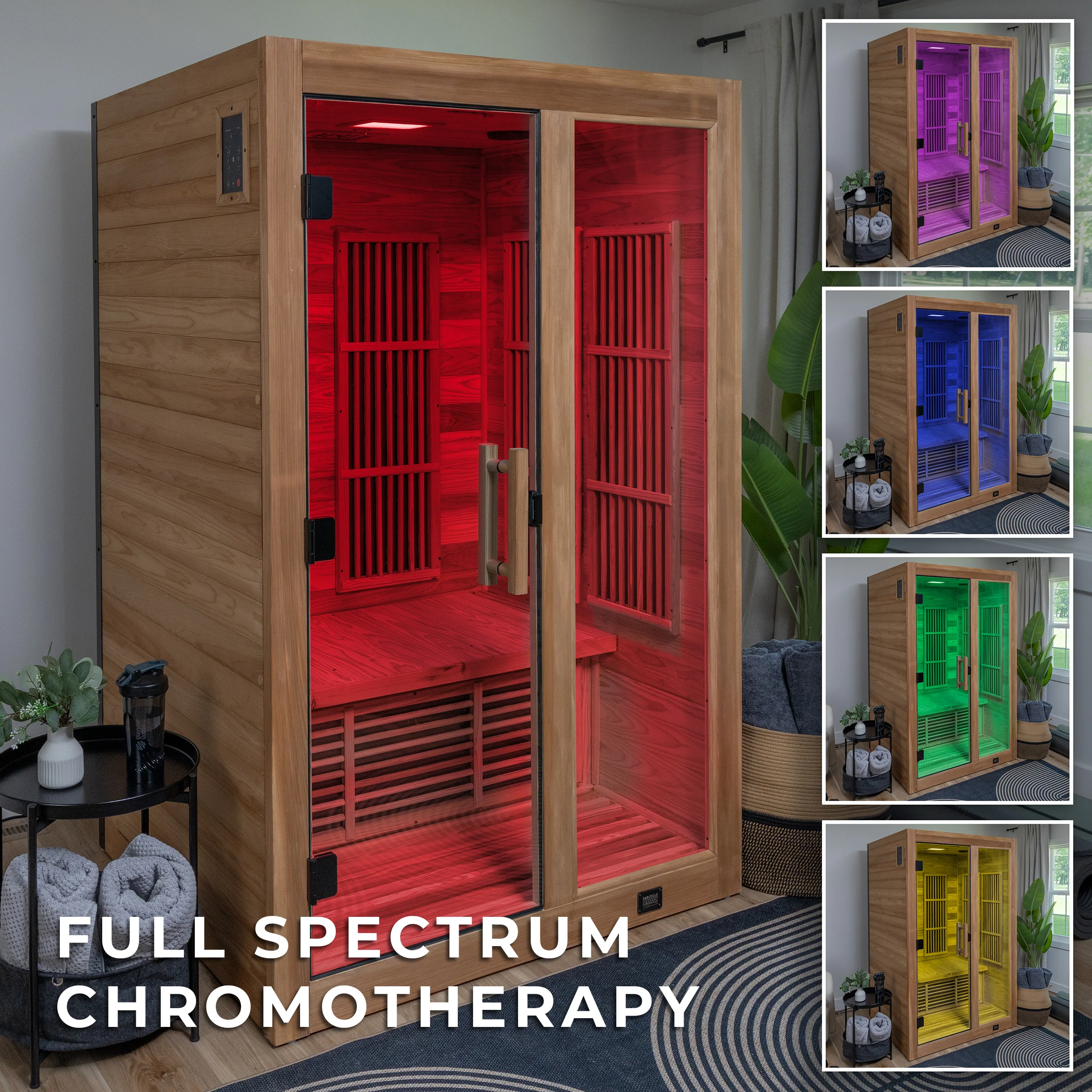 Rylan Indoor Infrared Sauna �?2 Person