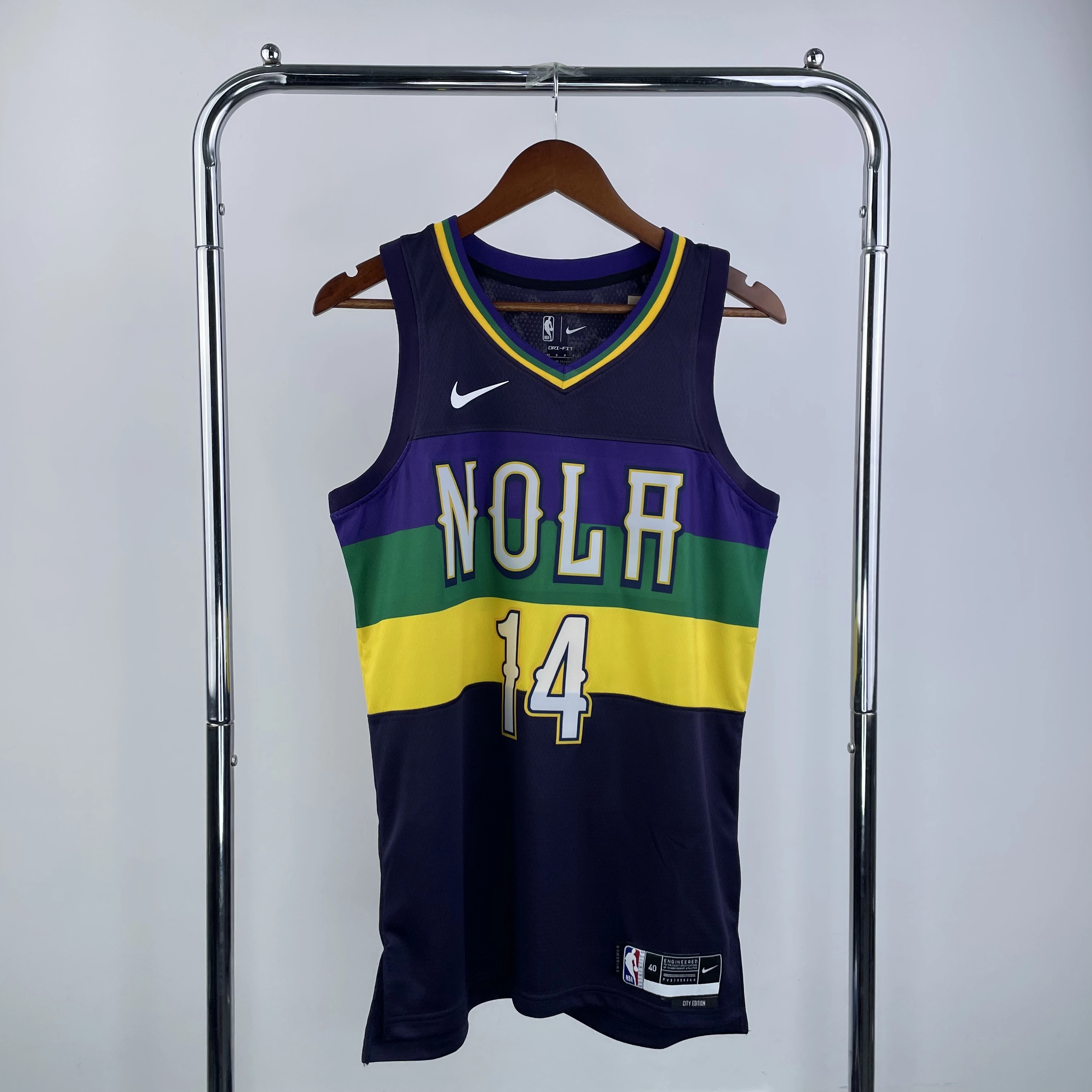 2023 NBA New Orleans Pelicans 14 INGRAM Basketball Jersey