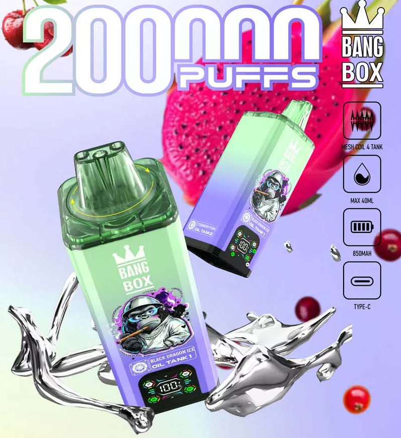 【New Arrive】Bang Box 200K 8-in-1 | 200000 Puffs 8-Flavor Vape Wholesale