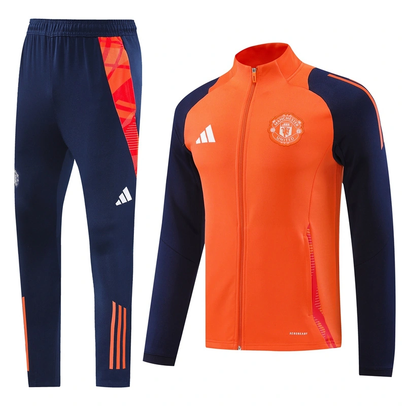 2024-25 Manchester United 02 Orange jacket suit