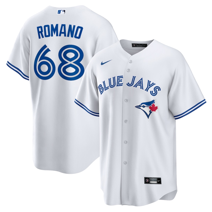 Jordan Romano Toronto Blue Jays Player Jersey White