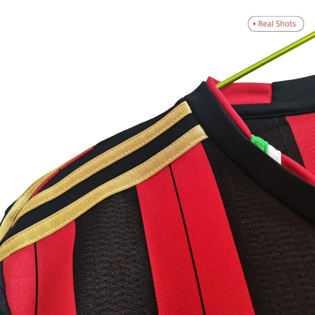 KAKA' #22 Retro AC Milan 2013/14 Home Long Sleeve UCL Jersey