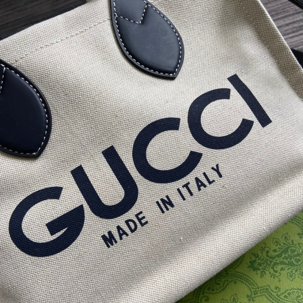 Gucci Mini Tote Bag With Gucci Print