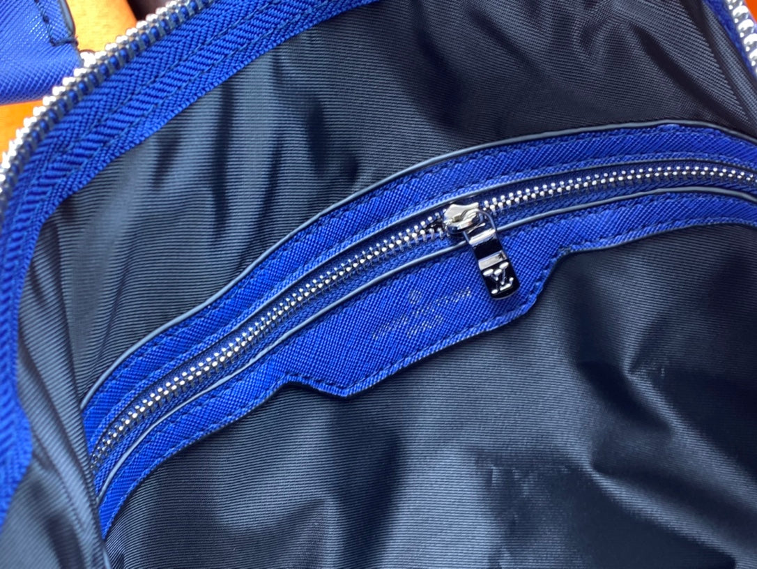 Louis Vuitton Keepall Bandouliere 50Cm Blue