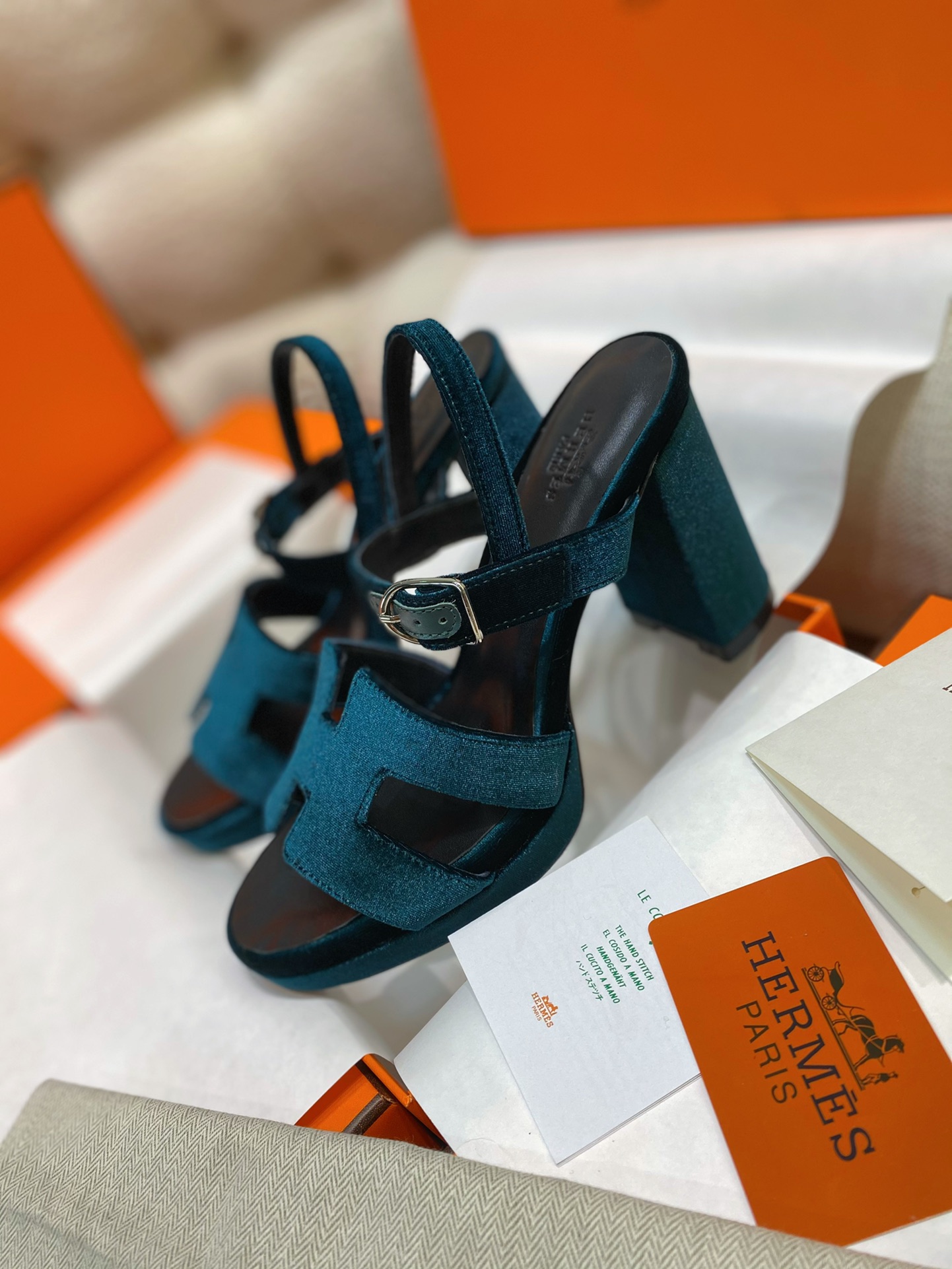 Hermès Jazz 90 Platform Sandals & Slides