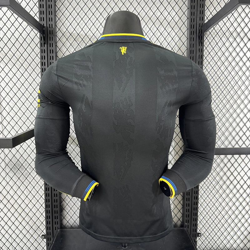 Player 2025-26 Manchester United Third Away Long sleeve Football jersey