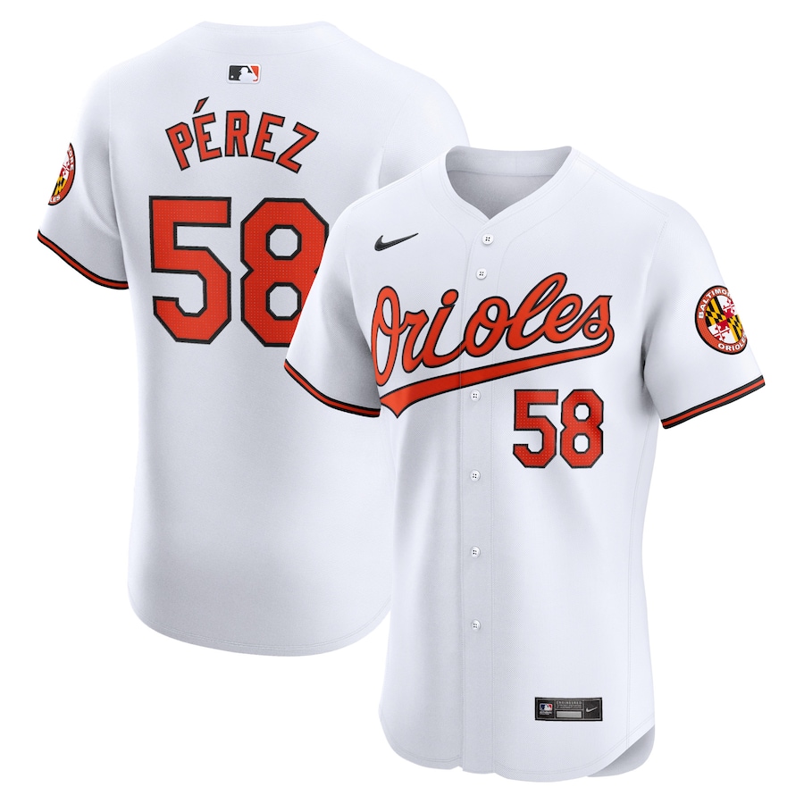 Cionel Perez Baltimore Orioles Home Elite Player Jersey White