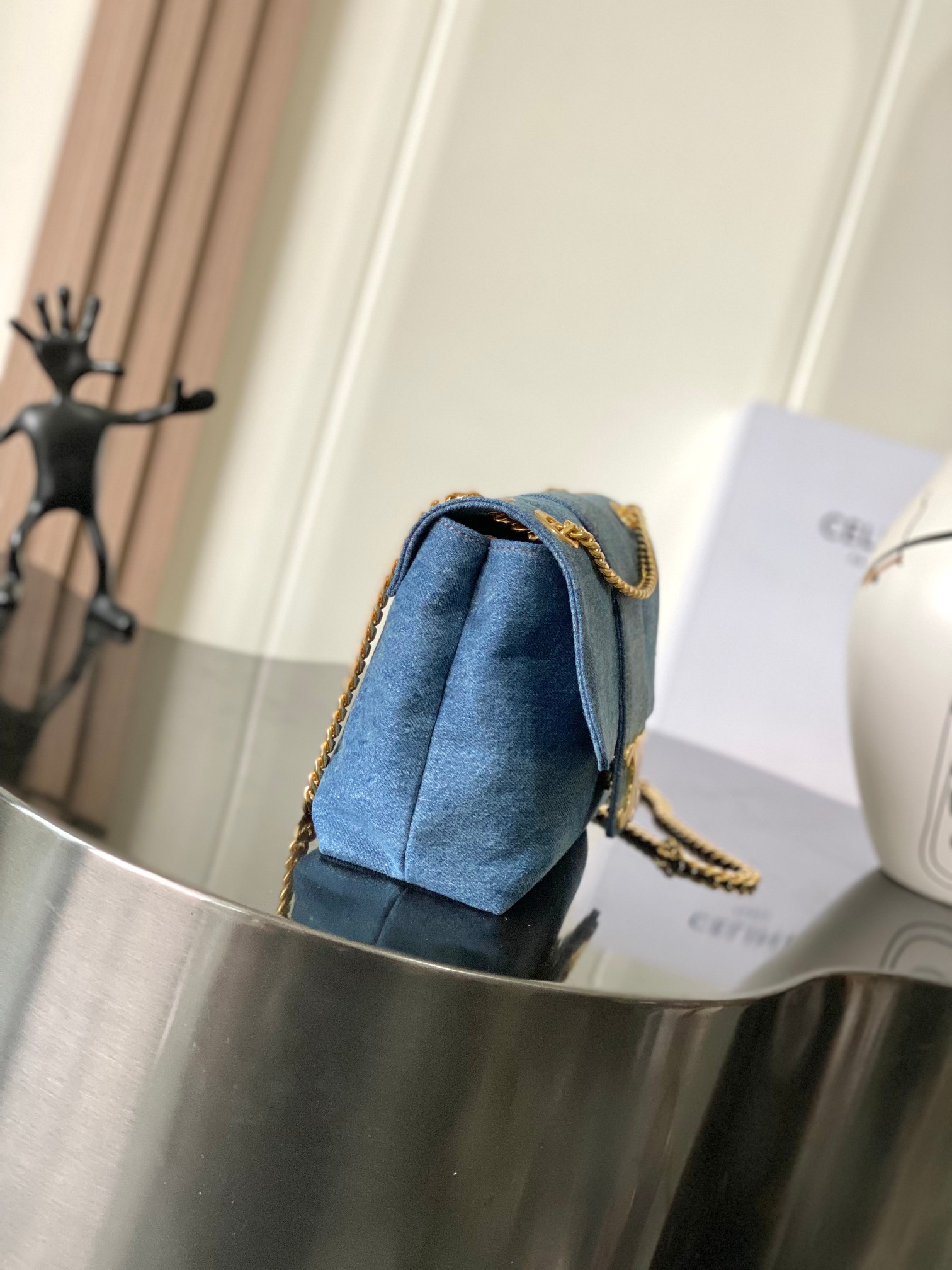 CELINE TEEN VICTOIRE DENIM BAG