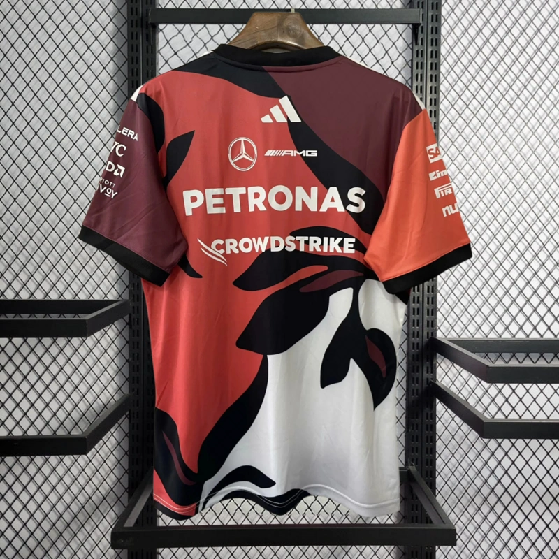 2025 F1 Mercedes Benz T-shirt Racing Suit