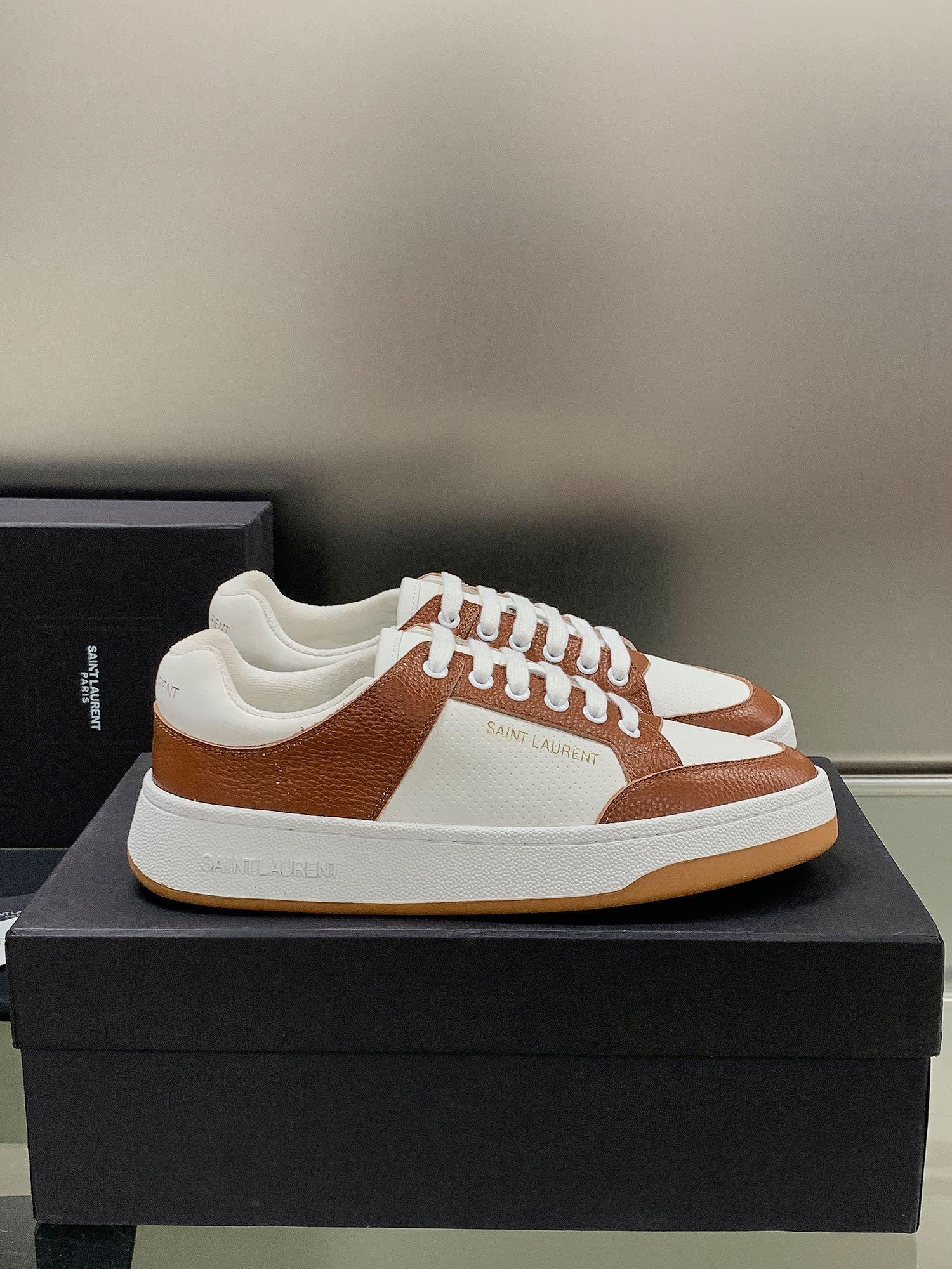YSL SL/61 SNEAKERS IN PERFORATED LEATHER