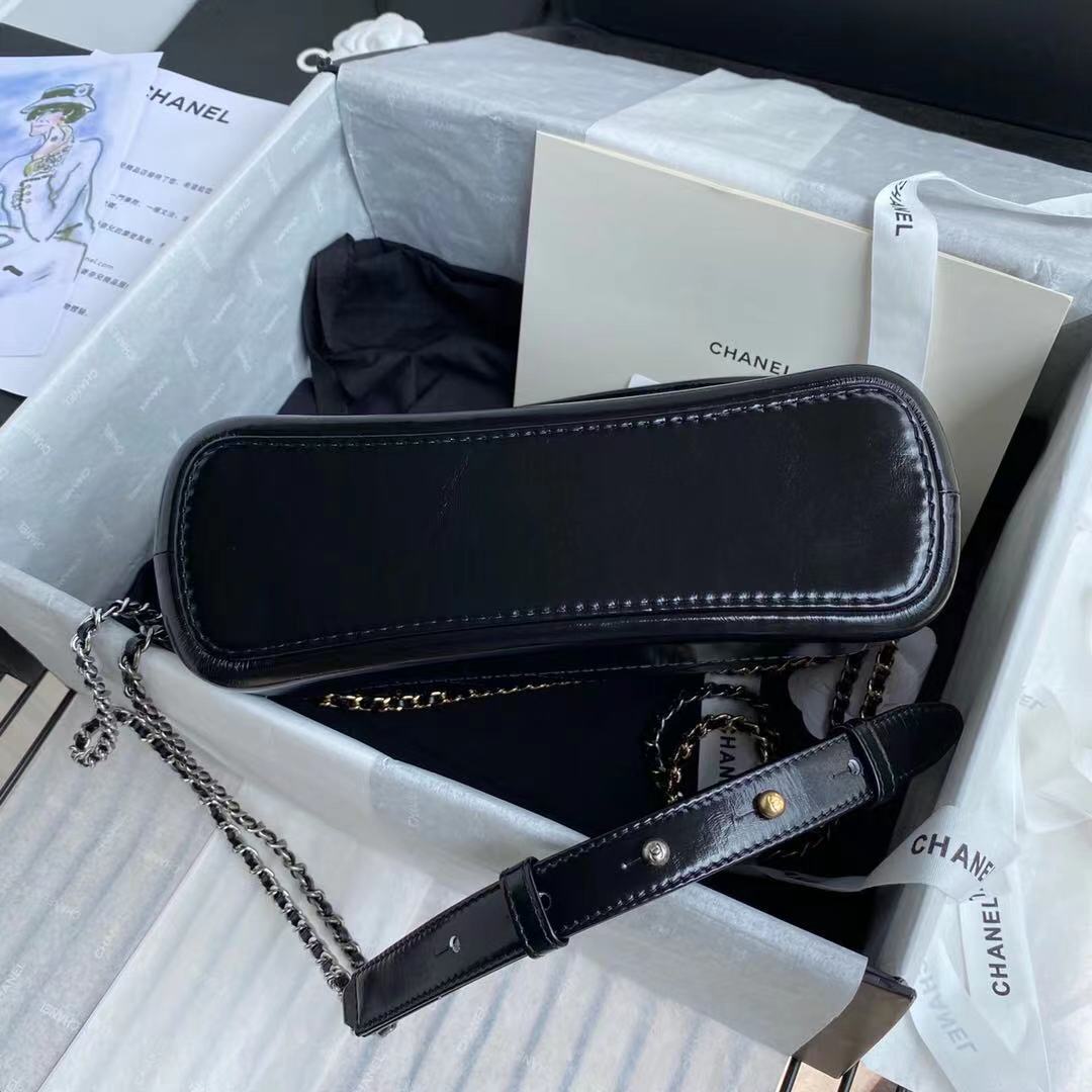 Chanel Bag Gabrielle Handle Black 20Cm/7.9in As0865