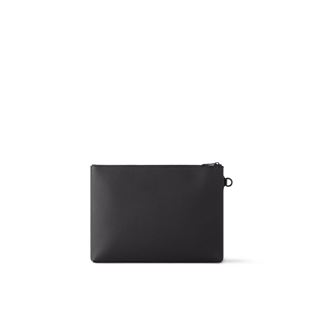 Louis Vuitton Takeoff Pouch Black 30Cm M69837