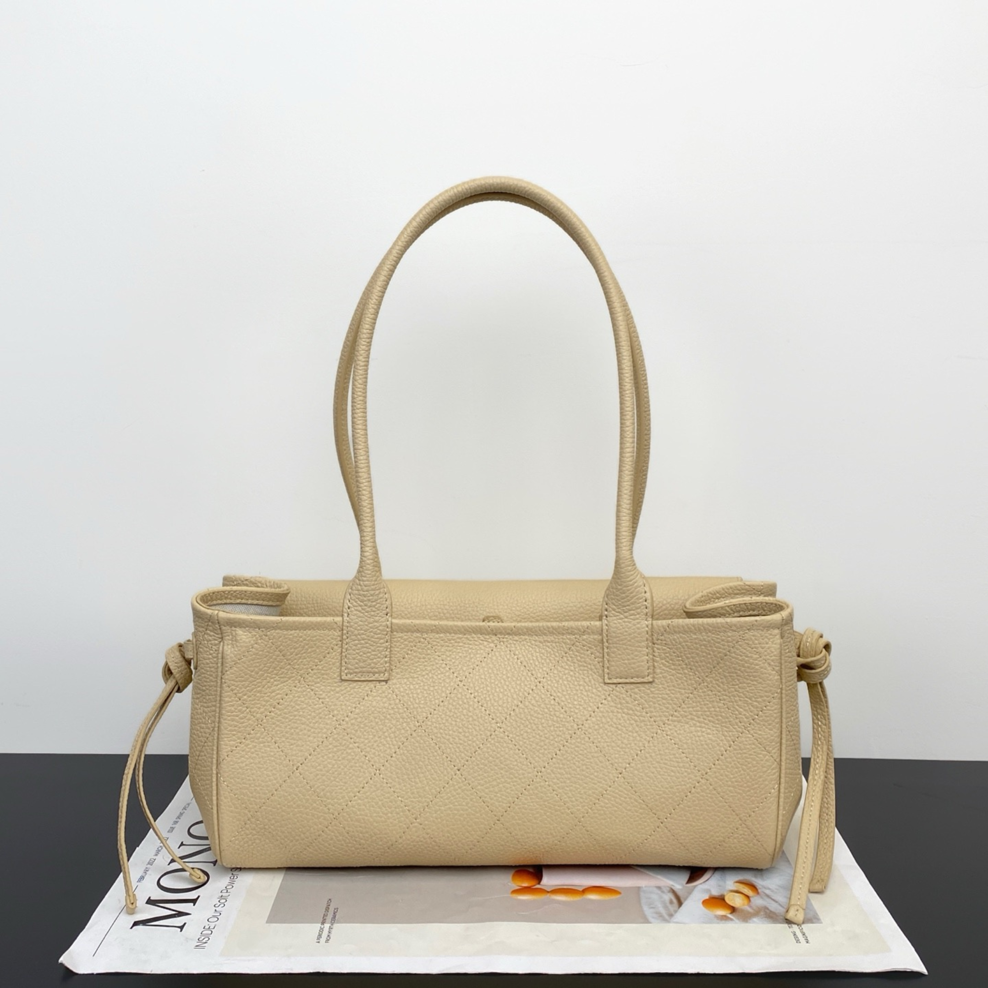 Chanel Urban Essential Tote Light Beige Caviar Gold Hardware 30cm/11.8in