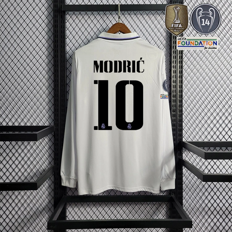 2022-23 Long Sleeve Real Madrid Home Benzema vini jr. KROOS MODRIC Football jersey