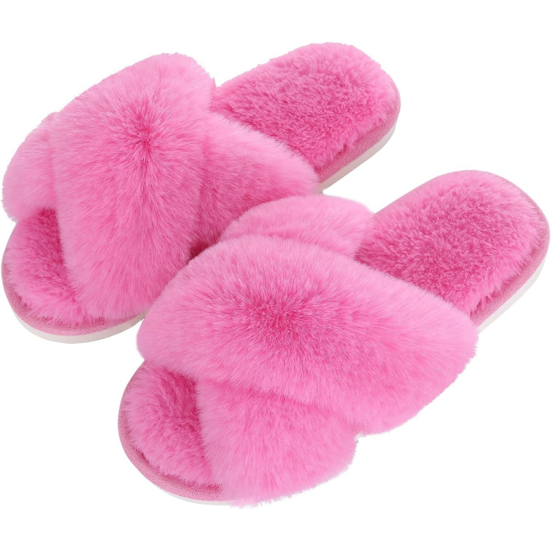 Women's Fuzzy Slippers