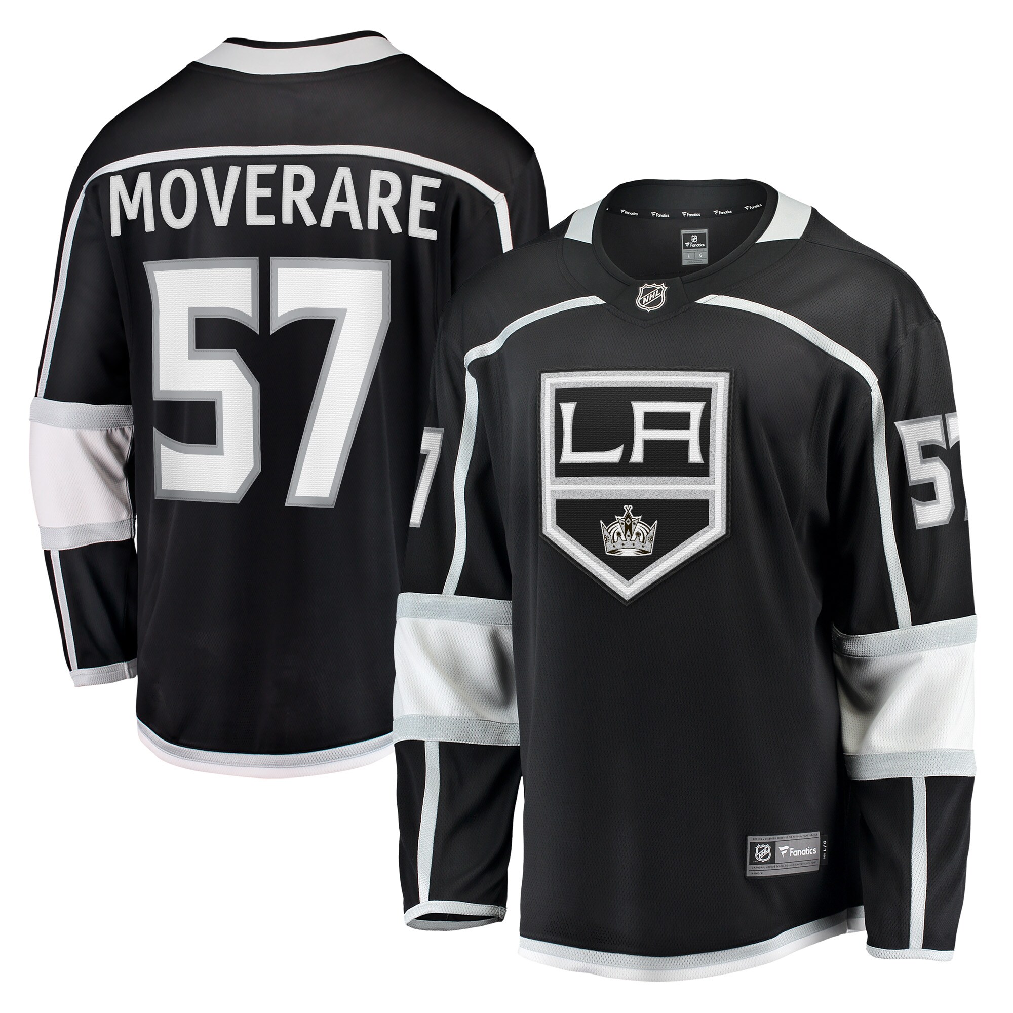 Jacob Moverare Los Angeles Kings Fanatics Home Breakaway Player Jersey – Black