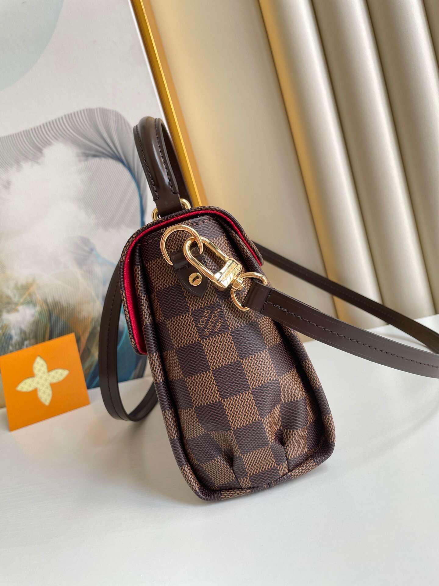 Louis Vuitton Damier Ebene Croisette 25Cm N53000