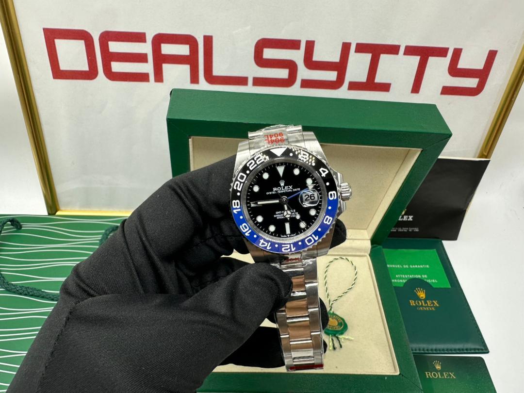 Rolex GMT-Master II 40mm Black Dial 116710BLNR “Batman” – Japan Movement