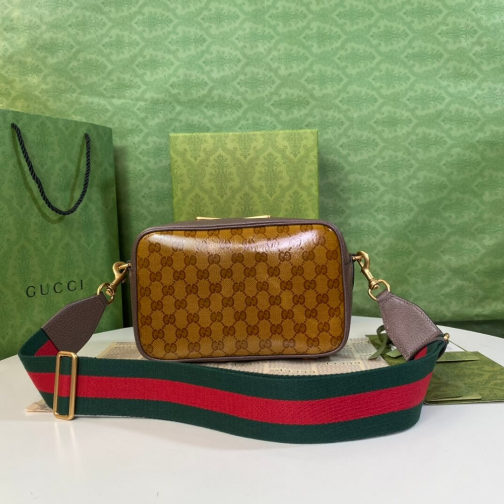adidas x Gucci Small Shoulder Bag in GG Crystal Canvas