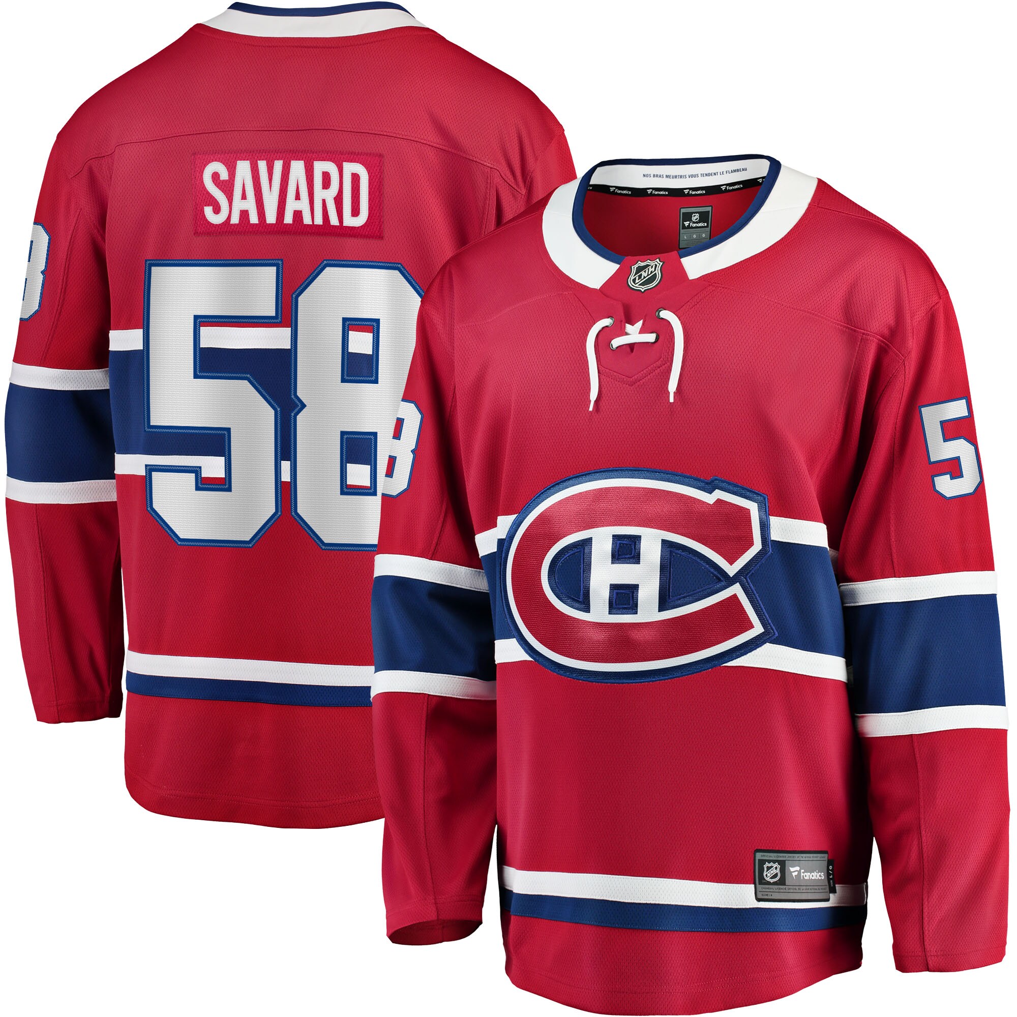 David Savard Montreal Canadiens Fanatics Home Breakaway Player Jersey – Red