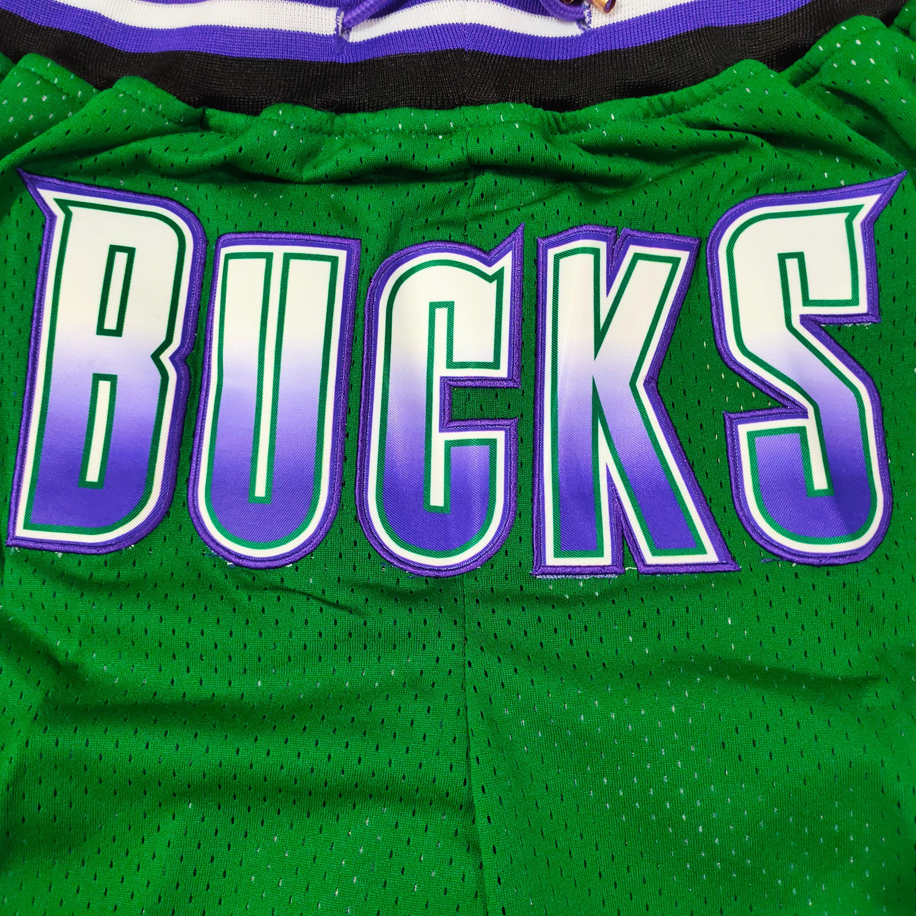 Milwaukee Bucks Green Juston Retro Pocket Shorts