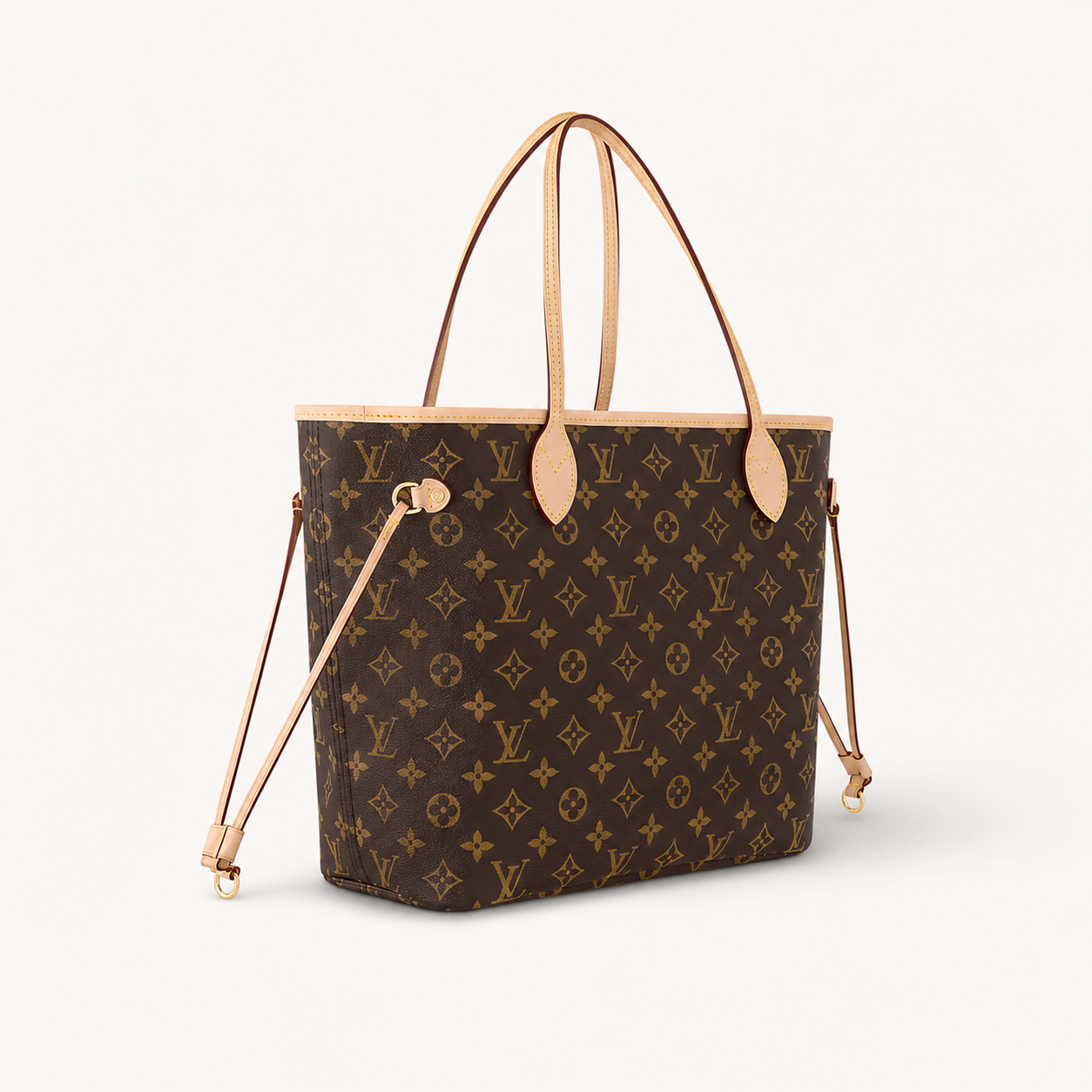 Louis Vuitton Neverfull MM Cherry Monogram tote bag, side view