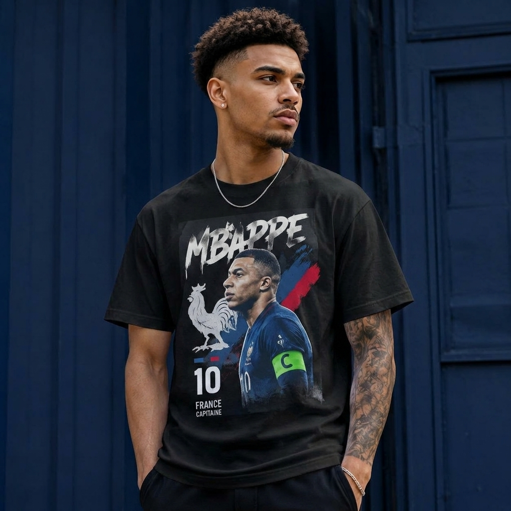 Kylian Mbappé Unisex T-Shirt – Limited-Time Offer – Hot Seller