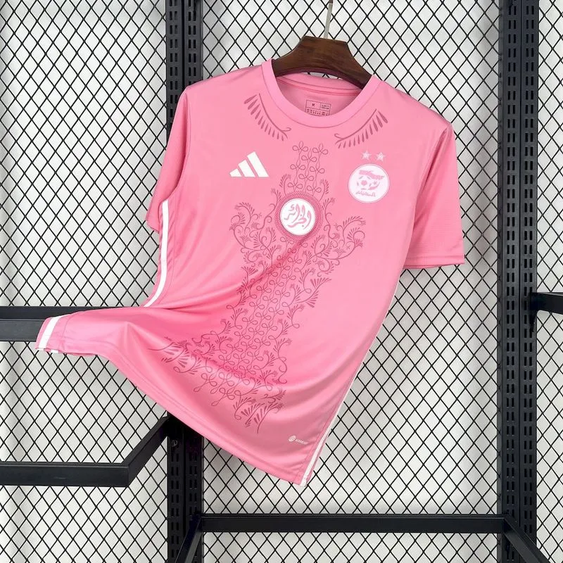 2024-25 Algeria pink Football jersey