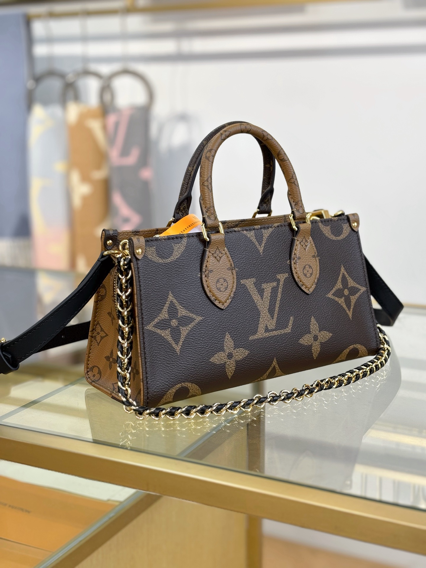 Louis Vuitton LV x TM OnTheGo East West Chain Bag ‘Black’ M14236 25cm/ 9.8in