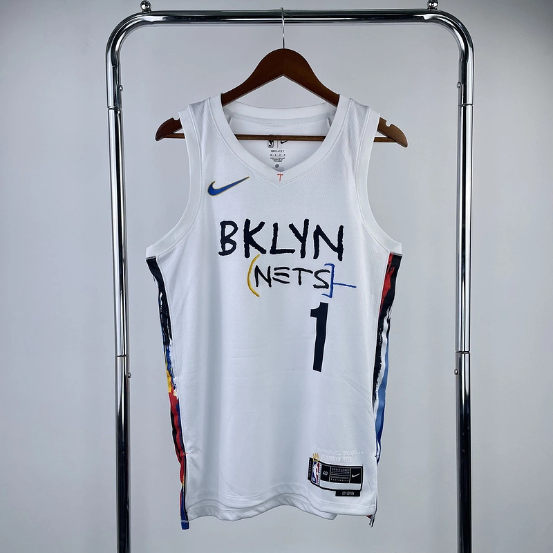 2023 NBA Brooklyn Nets (1 BRIDGES) Basketball Jersey