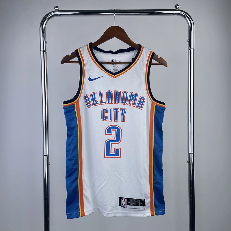 2023 NBA Oklahoma City Thunder 2 GILGEOUS Basketball Jersey