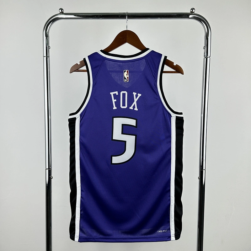 2025 NBA Sacramento Kings 5 FOX Basketball Jersey