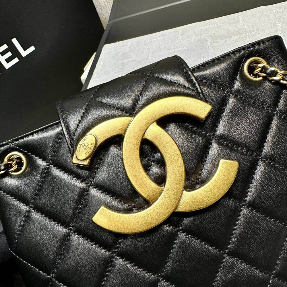 Chanel 24C Quilted Lambskin Shoulder Bag
