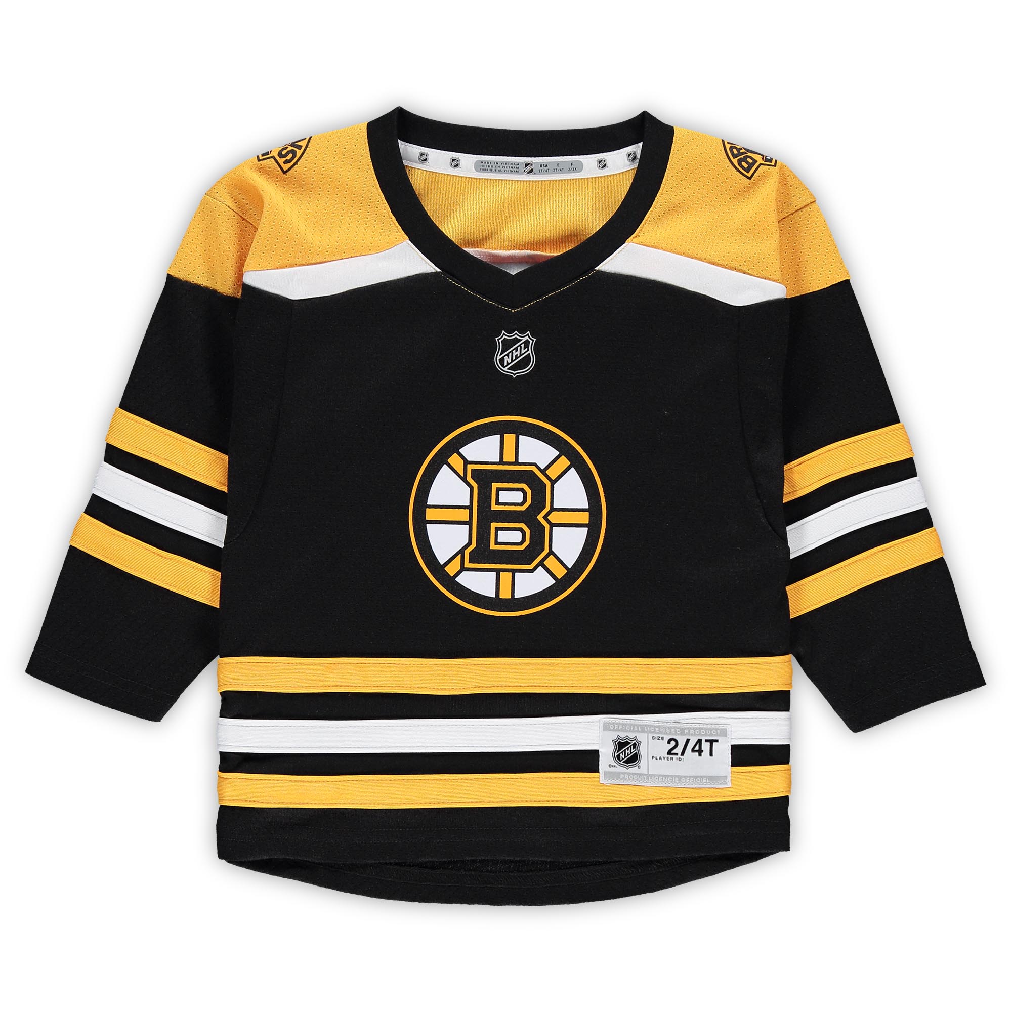 David Pastrnak Boston Bruins Toddler Home Replica Player Jersey – Black