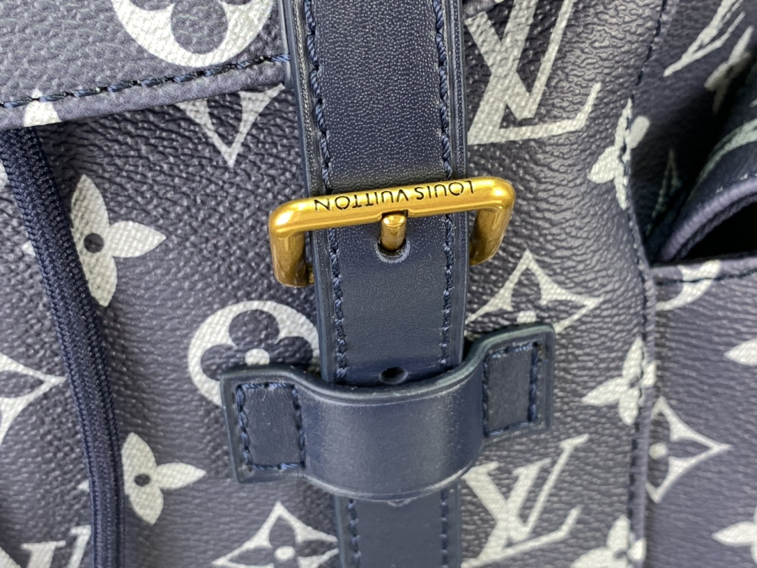Louis Vuitton Christopher Pm Backpack Blue 48Cm For Men