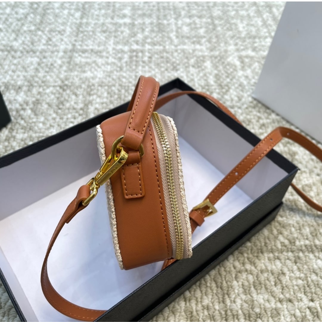 Prada Crochet Leather Mini-Pouch Shoulder Bag 18cm