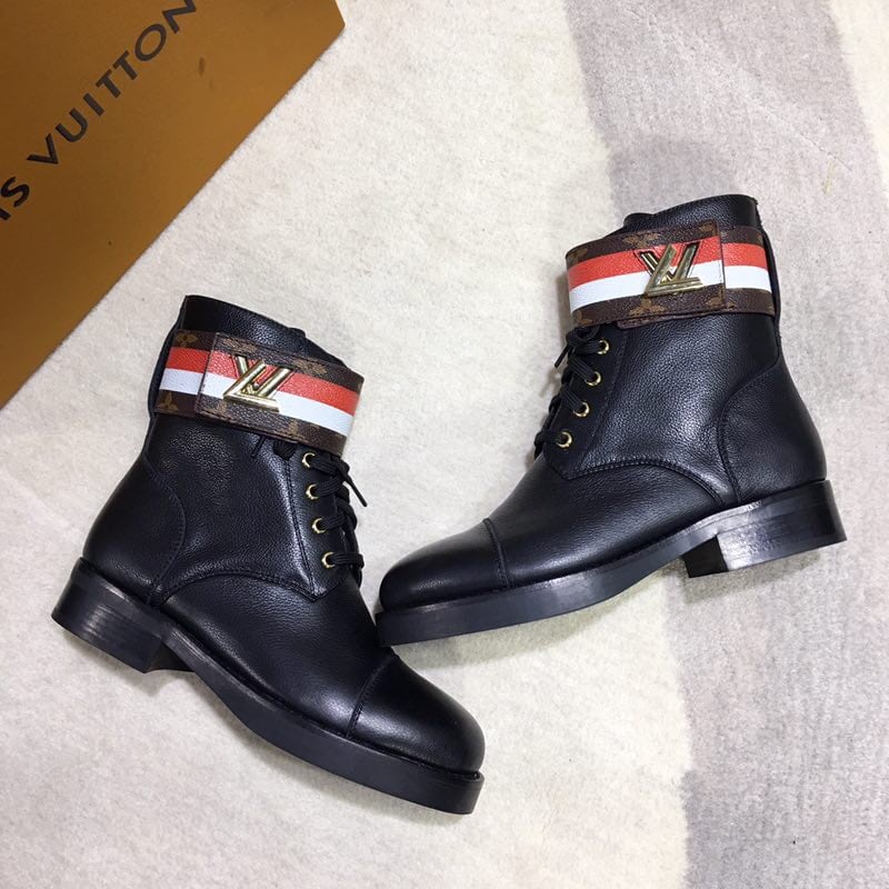 Louis Vuitton Wonderland Flat Ranger Black