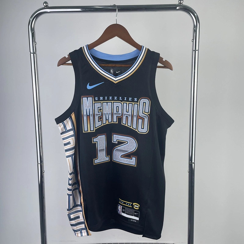 2023 NBA Memphis Grizzlies 12 MORANT Basketball Jersey
