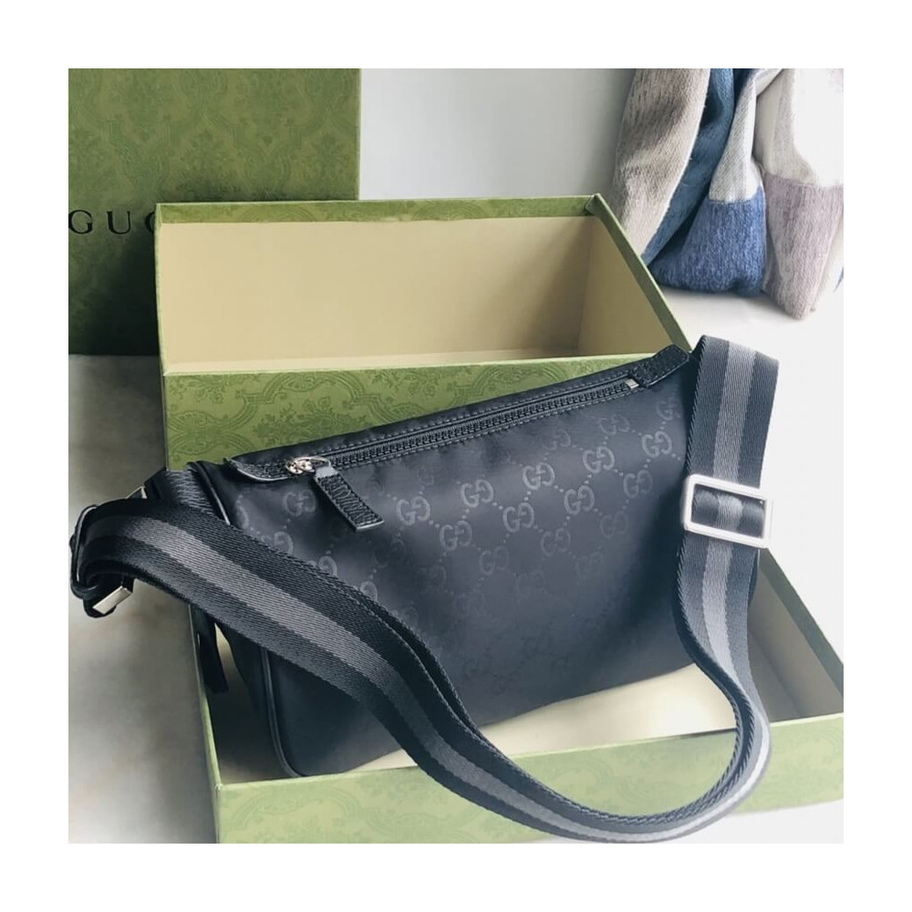 Gucci GG Guccissima Nylon Waist Crossbody Bag