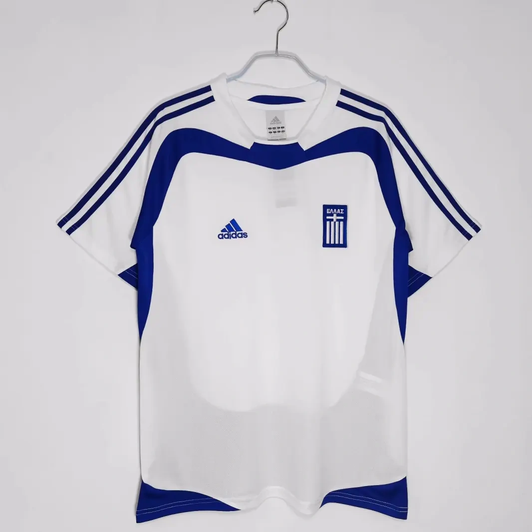 retro 2004 Greece away retro football jersey Fan version