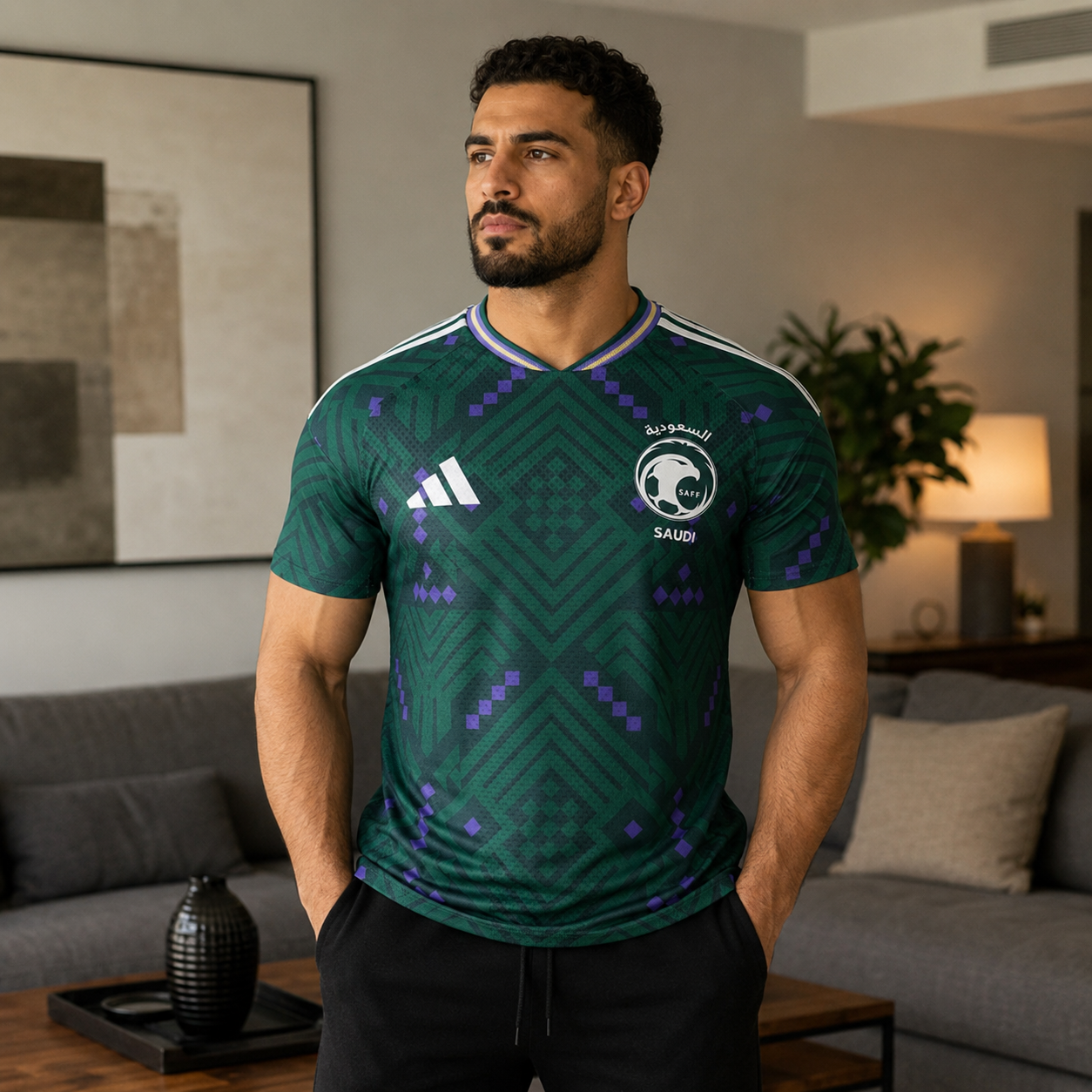 World Cup 2026 Saudi Arabia Team Home Football Jersey Player Version - JerseyFun